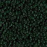 Miyuki seed beads 11/0 - Transparent dark emerald 11-156